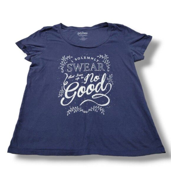 Harry Potter Top Size 0 "I Solemnly Swear That I Am Up to No Good" Graphic Print - Picture 1 of 6